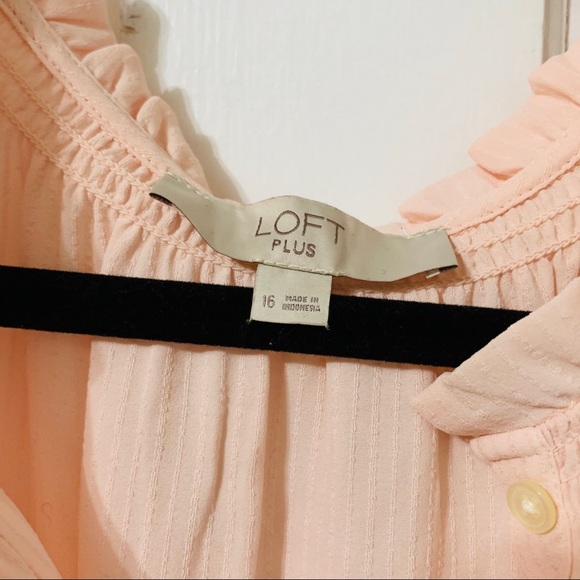 LOFT | Ruffle Collar Blouse - Picture 4 of 5